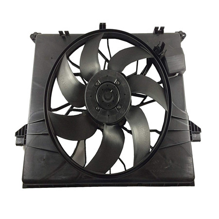 7英寸高性能黑色電油冷卻器散熱器冷卻風扇